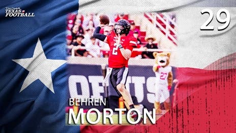 Lone Star 50: Behren Morton has keys to Tech's race car. How well will he drive?