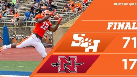 Sam Houston's all-around effort dismantles No. 7 Nicholls