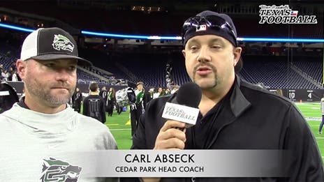 DCTF Interview: Cedar Park head coach Carl Abseck