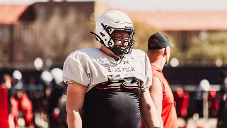 Texas 50: Transfer center Rusty Staats poised to anchor, stabilize Texas Tech offensive line