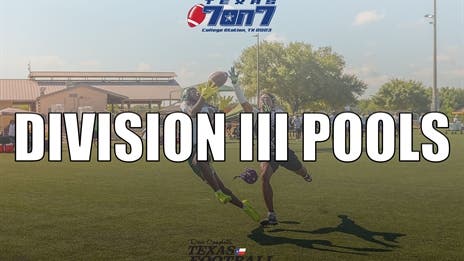 7-ON-7: DIVISION III CHAMPIONSHIP BRACKET