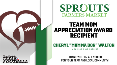 Sprouts Farmers Market Team Mom Appreciation Award: Lubbock Monterey and Palo Duro