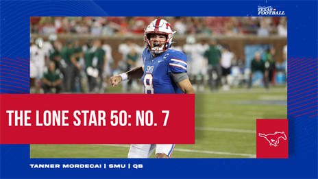 The Lone Star 50: No. 7 Tanner Mordecai ready to pass SMU to new heights