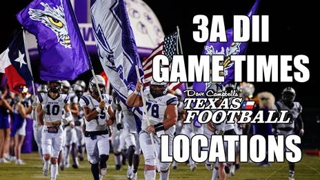 2023 TXHSFB Playoffs: 3A DII Playoff Times and Locations