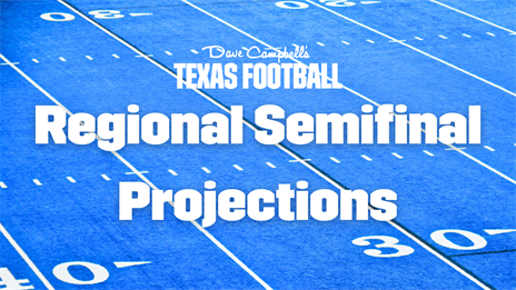 TXHSFB Computer Projections for All 105 Regional Semifinal Playoff Games