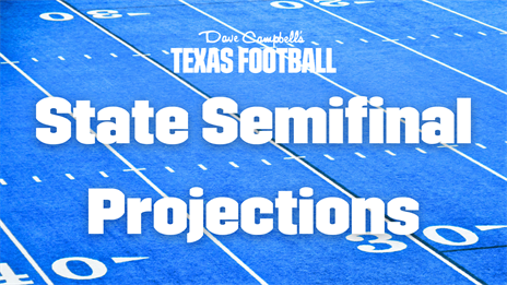 TXHSFB Computer Projections for All 20 State Semifinal Playoff Games
