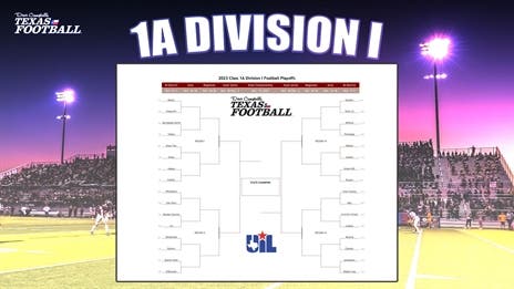 2023 TXHSFB Playoff Bracket: 1A Division I