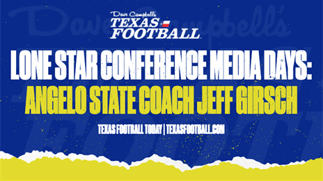 LSC Media Days: Angelo State coach Jeff Girsch