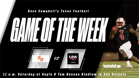 DCTF Small College Game of the Week: No. 5 Sam Houston (5-0) at No. 25 Incarnate Word (3-2)