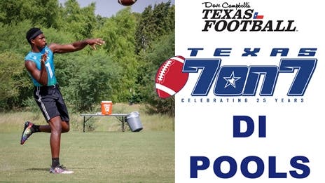 2022 Texas State 7-on-7 Tournament Pools — Division I