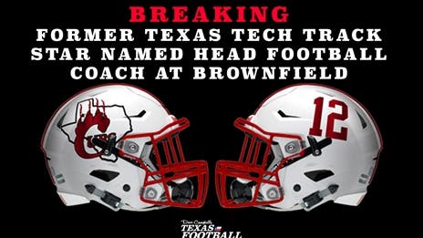 Former Texas Tech track star named head football coach at Brownfield