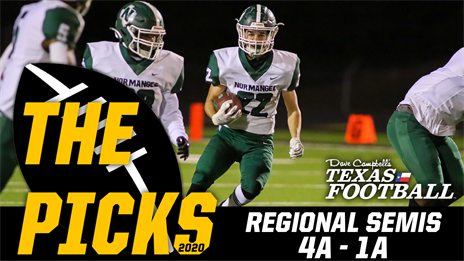 Texas High School Football Predictions: 4A-1A Regional Semifinals Playoffs 2020