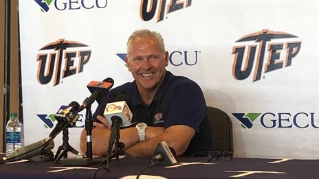 UTEP: Dana Dimel not overlooking Northern Arizona, plans to play both quarterbacks