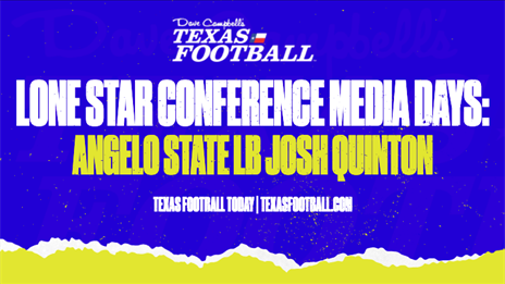 LSC Media Days: Angelo State LB Josh Quinton