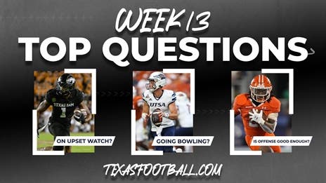 Week 13 CFB Questions: Can Texas, Texas A&M avoid upsets?