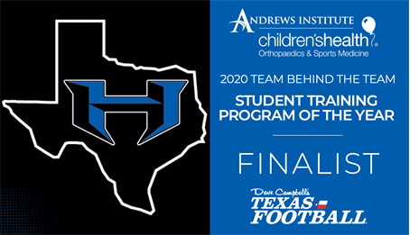 Children's Health Andrews Institute Team Behind the Team: Hebron High School
