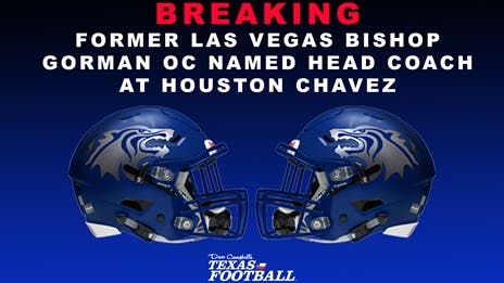 Former Las Vegas Bishop Gorman OC named head coach at Houston Chavez