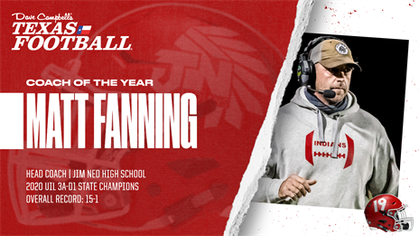 ANNOUNCEMENT: 2020 Dave Campbell's Texas Football Coach of the Year