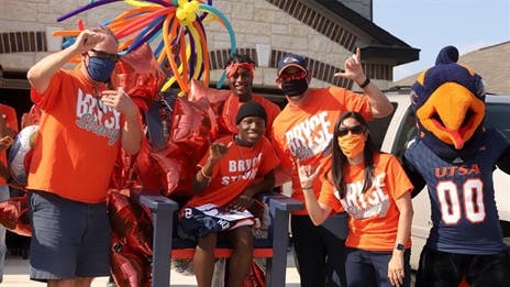 UTSA surprises Converse Judson football player fighting cancer