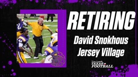 Longtime Jersey Village Head Coach Snokhous Retires