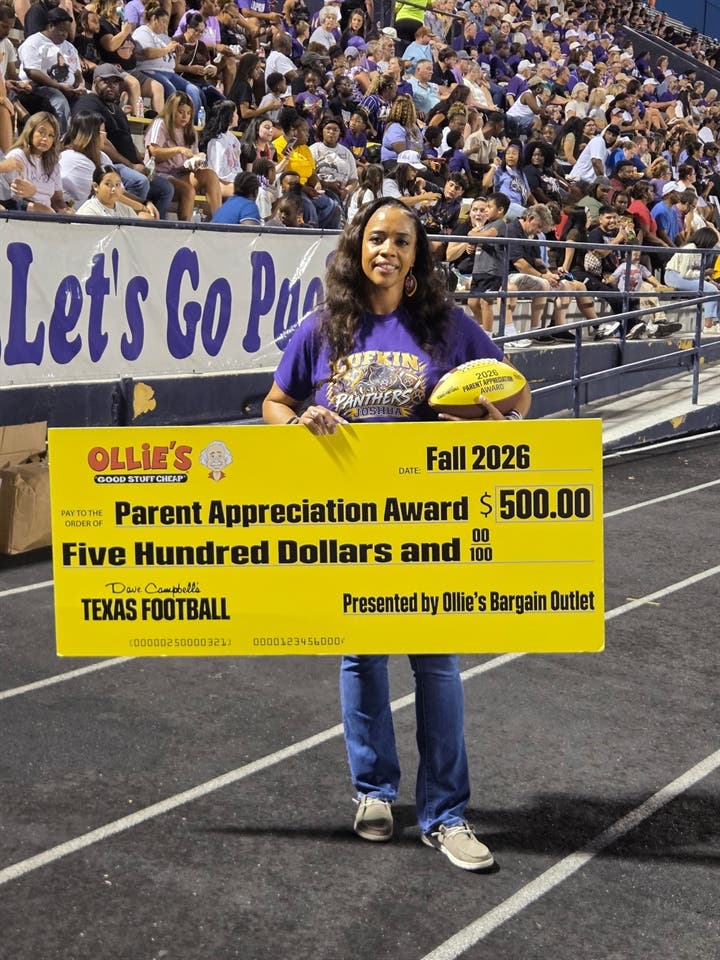 Lufkin High School's Parent Appreciation Award Nominee Amy Bennett