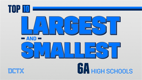 Who are the Largest and Smallest 6A Programs in Texas?