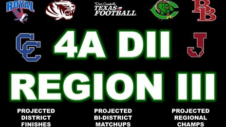 Stepp's 2024 Class 4A Division II Region III Outlook: Projecting district finishes, bi-district matchups and regional champs!