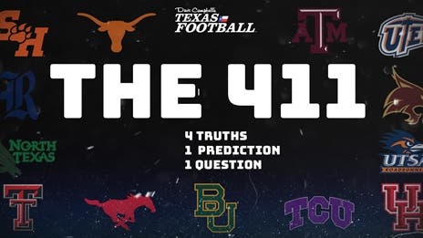 The 411: Texas remains in control of Big 12 destiny; time for Texas A&M to cut bait with Jimbo Fisher; UTSA in catbird seat in AAC
