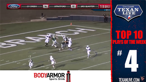 Top 10 TXHSFB Plays of the Week presented by BODYARMOR: Week 6