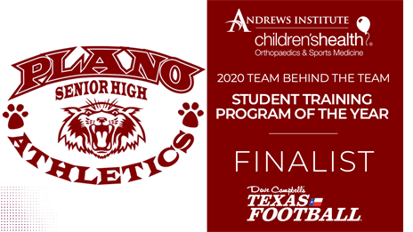 Children's Health Andrews Institute Team Behind the Team: Plano High School