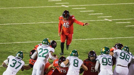 Emotional reunion powers Texas Tech K Jonathan Garibay's winner
