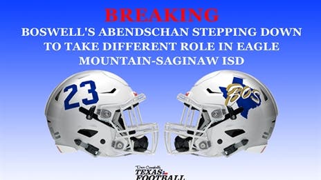 Boswell's Abendschan stepping down to take different role in Eagle Mountain-Saginaw ISD
