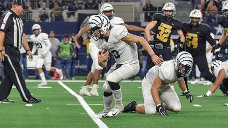 Two Grandview quarterbacks, separated by 56 years, celebrate the program's first state championship