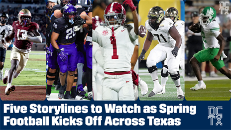 Five Storylines to Watch as Spring Football Kicks Off Across Texas