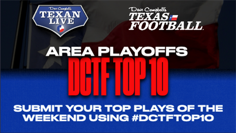 TOP 10 Texas High School Football Plays of the Week: Area Playoffs Presented by Body Armor
