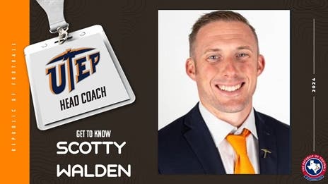 Get to know UTEP head coach Scotty Walden with The Republic of Football