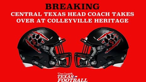 Central Texas Head Coach Takes Over at Colleyville Heritage