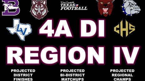 Stepp's 2024 Class 4A Division I Region IV Outlook: Projecting district finishes, bi-district matchups and regional champs!