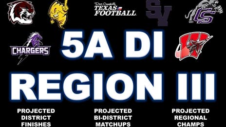 Stepp's 2024 Class 5A Division I Region III Outlook: Projecting district finishes, bi-district matchups and regional champs!