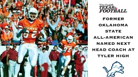 Former Oklahoma State All-American to become next head coach at Tyler High
