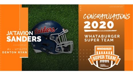 Whataburger Super Team: Denton Ryan's Ja'Tavion Sanders & Ty Marsh
