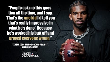 'We All Underestimated Him': TXHSFB Coaches Marvel at Shedeur Sanders