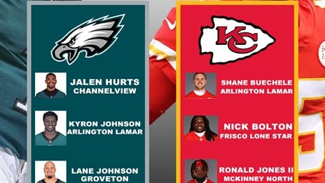 Former TXHSFB Players Playing in Super Bowl LVII
