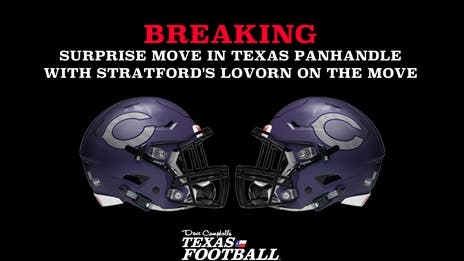 Surprise move in Texas Panhandle: Stratford's Lovorn on the move