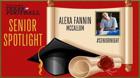 Senior Night: McCallum volleyball star Alexa Fannin!
