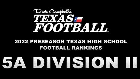 BREAKING: DCTF/AP Preseason Texas High School Football Top 10 Rankings - 5A Division II