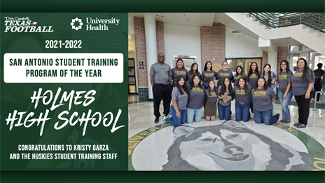 Announcing the San Antonio Student Training Program of the Year Presented by University Health
