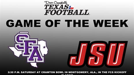 DCTF Game of the Week: No. 10 Stephen F. Austin vs. Jacksonville State