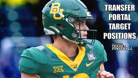 Which position should each of the 13 FBS programs target in the transfer portal?