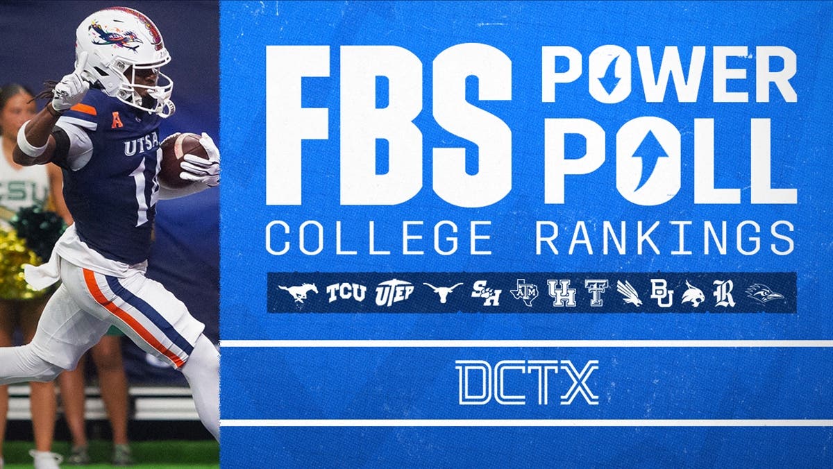 FBS Power Poll: Texas, Texas A&M drop as UTSA, North Texas surge